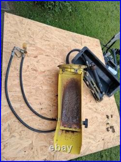 John Deere JD47 Snow Blower Chute and hydraulic assy. Cylinder, cover, bracket