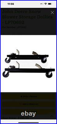John Deere Snow Blower Storage Dollies LP70692