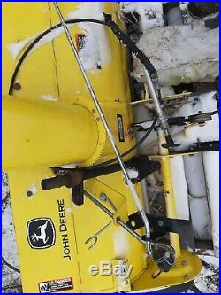 John deere 42' SNOW BLOWER with Weights and Chains GX325 GX335 GX345 GX355 325 345