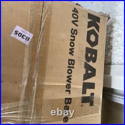 Kobalt 40v Snow Blower Bare Tool Kobalt 40v Snow Blower Bare Tool