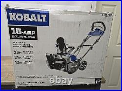 Kobalt Snow Blower 15-Amp 21-in Corded Electric Model 1314197 New