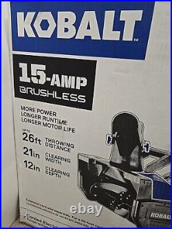 Kobalt Snow Blower 15-Amp 21-in Corded Electric Model 1314197 New