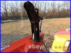 Kubota 72 snow blower snow thrower Complete works, mid frame, mid PTO and all