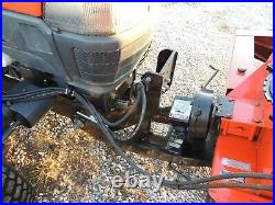 Kubota 72 snow blower snow thrower Complete works, mid frame, mid PTO and all