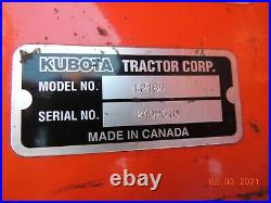 Kubota 72 snow blower snow thrower Complete works, mid frame, mid PTO and all