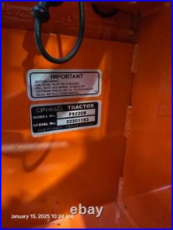 Kubota F5220B Snowblower Attachment F Series Never Used