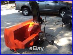 Kubota Snowblower Fits Model L series tractors with mid PTO Used Good Cond