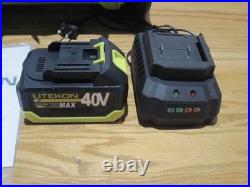 LITEKON 40V Cordless 13 Inch Snow Blower, Max 25' Throw