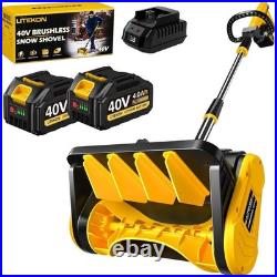 LITEKON 40V Cordless Snow Shovel 4.0Ah Battery & Charger Open Box New Tool LITEKON 40V Cordless Snow Shovel 4.0Ah Battery & Charger Open Box New Tool