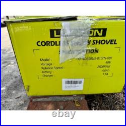 LITEKON 40V Cordless Snow Shovel 4.0Ah Battery & Charger Open Box New Tool