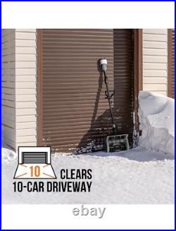 LITHELI 2 X 20V 2.2Ah Cordless Snow Shovel, 12-Inch Snow Blower Battery Powered