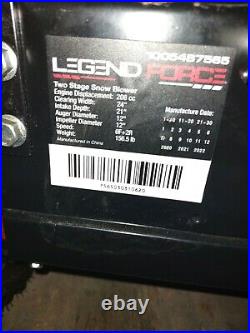 Legend Force 24 in. Two-Stage Gas Snow Blower with Electric Start (PICK-UP ONLY)