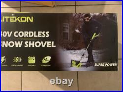 Litekon 40V Brushless Cordless Snow Shovel 13 2x4Ah Green