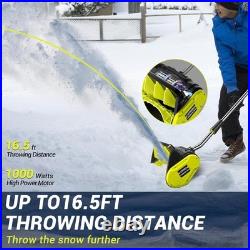 Litekon 40v Brushless Cordless Electric Snow Shovel, 13 2x Batteries