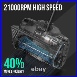 Litheli Cordless Snow Shovel, 20V 12-Inch Battery Powered Snow Thrower, Battery