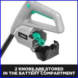 Litheli Cordless Snow Shovel, 20V 12-Inch Battery Powered Snow Thrower, Battery