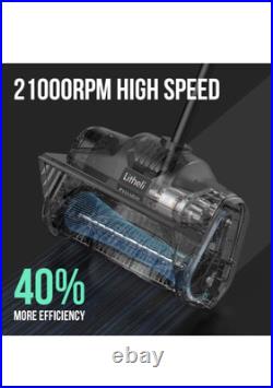 Litheli Cordless Snow Shovel 20V 12-Inch Battery Powered Snow Thrower Blower