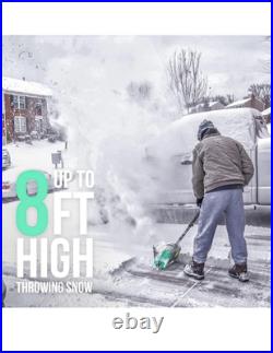 Litheli Cordless Snow Shovel 20V 12-Inch Battery Powered Snow Thrower Blower Litheli Cordless Snow Shovel 20V 12-Inch Battery Powered Snow Thrower Blower