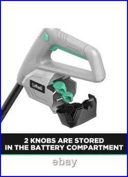 Litheli Cordless Snow Shovel 20V 12-Inch Battery Powered Snow Thrower Blower