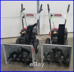 Lot of 2 21 inch 2-stage Snow Blower Dirty Hand Tools