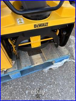 Lot of (2)DEWALT 21 in. 208 cc Electric Start Gas Single-Stage Snow Blower-Read