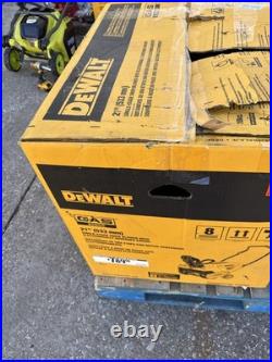 Lot of (2)DEWALT 21 in. 208 cc Electric Start Gas Single-Stage Snow Blower-Read