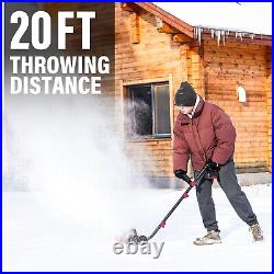 MZK 20V 13-Inch Cordless Snow Shovel with Battery, Charger, Directional Plate
