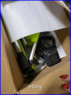 NEW 13 Cordless 48v Snow Shovel Apple Green Battery Operated Power Shovel