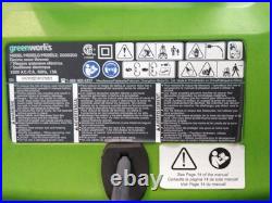 NEW Green Works Pro Electric Snow Blower 120Volt 20 13AMP 2600202