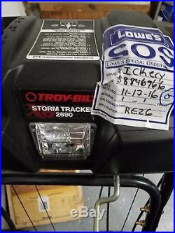 NEW TROY-BILT VORTEX TRACKER 2690 STAGE SNOW THROWER, never been used