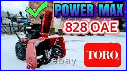 NEW Toro POWER MAX Heavy Duty 828 OAE 252cc Snow Blower 38838