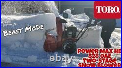 NEW Toro POWER MAX Heavy Duty 828 OAE 252cc Snow Blower 38838