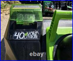 New Greenworks 40V 20 inch Cordless Snow Blower Thrower Replacement Head Unit