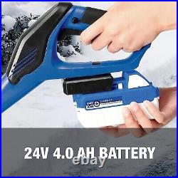 New! SNOW JOE 24V-SS13-TV1 24-Volt IONMAX Cordless Snow Shovel Bundle + Battery