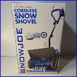 New! Snow Joe 24V 13 Cordless Snow Shovel With Battery Charger