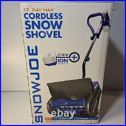New! Snow Joe 24V 13 Cordless Snow Shovel With Battery Charger