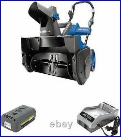 New! Snow Joe iON Cordless Single Stage Snow Blower-18 Inch-40 Volt-Brushless