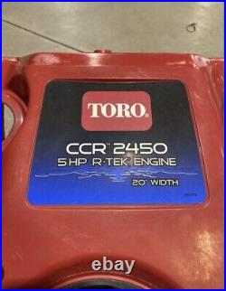 New Toro CCR 2450 2 Cycle Snowblower Model 38515