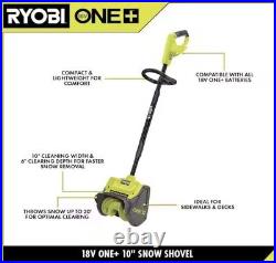 ONE+ 18V 10 in. Single-Stage Cordless Electric Snow Shovel (Tool Only)