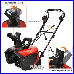 Outdoor 18-Inch 15 Amp Electric Snow Thrower Corded Snow Blower 720Lbs/Minute