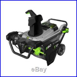 Outdoor Cordless Electric Snow Blower Single Stage Lithium Ion 56 Volt 21 Inches
