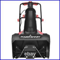 POWERSMART Single Stage Electric Snow Blower Thrower 21 Clearing Width Compact