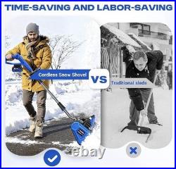 POXURIO 40V Cordless Snow Blower / Snow Shovel With 2 Batteries LIGHTLY USED ONCE