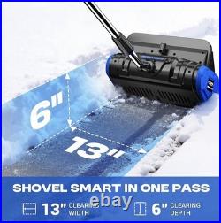 POXURIO 40V Cordless Snow Blower / Snow Shovel With 2 Batteries LIGHTLY USED ONCE