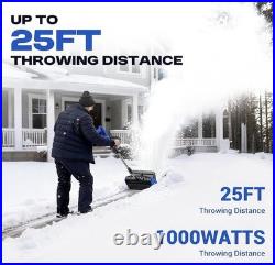 POXURIO 40V Cordless Snow Blower / Snow Shovel With 2 Batteries LIGHTLY USED ONCE