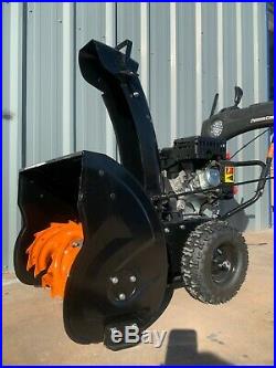 Power Care 24 in. Two-Stage Gas Snow Blower with Electric Start and Headlight