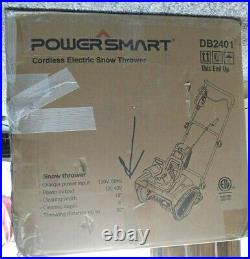 Power Smart Cordless Electric Snow Thrower