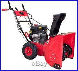 Power Smart DB7624E1 24in. 2-Stage Electric Start Gas Snow Blower