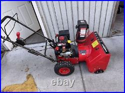 Power s-mart Electric Start Self Propelled Gas Snow Blower 24