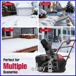 PowerSmart 18-Inch Eletric Snow Blower, 120V, 30ft Throw, Easy Control, Compact